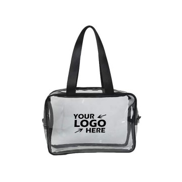 Clear Cosmetics Tote Bag with Zipper